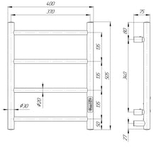 Cargar imagen en el visor de la Galería, Toallero Eléctrico Ladder 4 Cromo 35W
фото 10