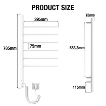 Cargar imagen en el visor de la Galería, Toallero Eléctrico Vertical 6 Blanco 78W
фото 9