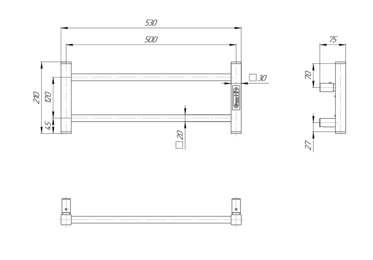 Ladder Elite 2 Blanco para Cocina
