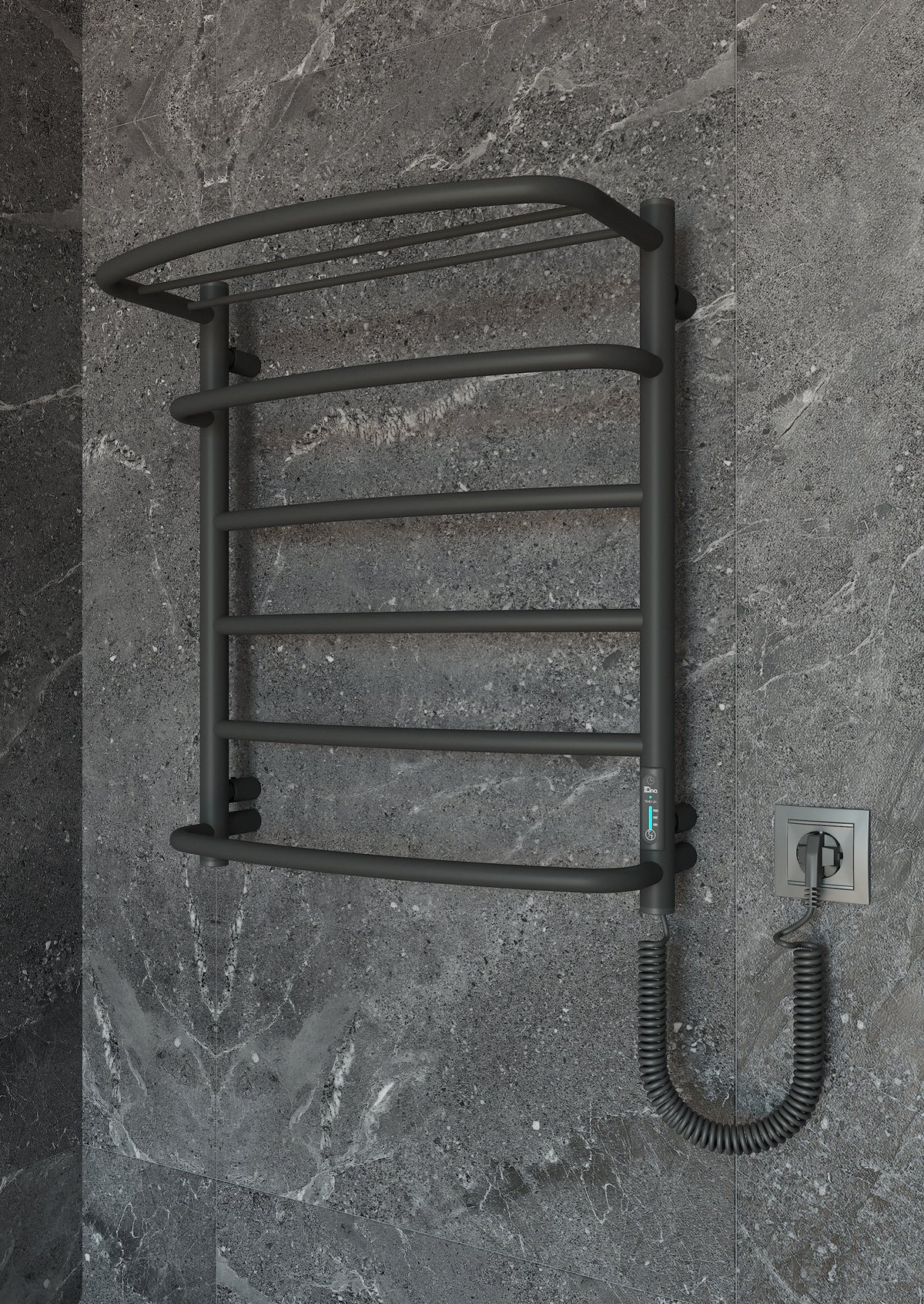 Cascade with Shelf 6 Negro