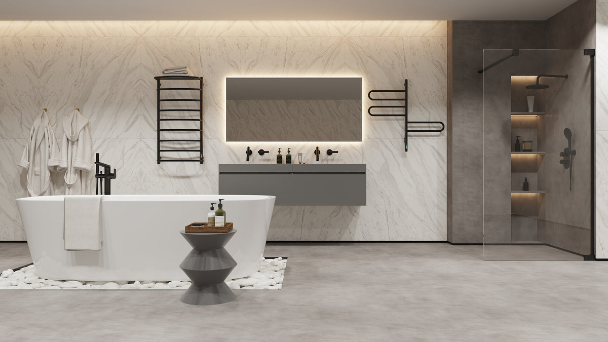 Cascade with Shelf 9 Negro