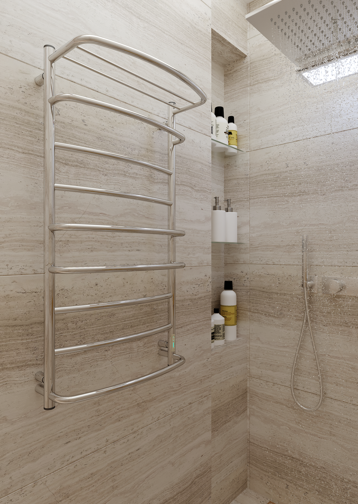 Cascade with Shelf 9 Cromo