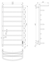 Cargar imagen en el visor de la Galería, Cascade with Shelf 9 Blanco
 фото 12