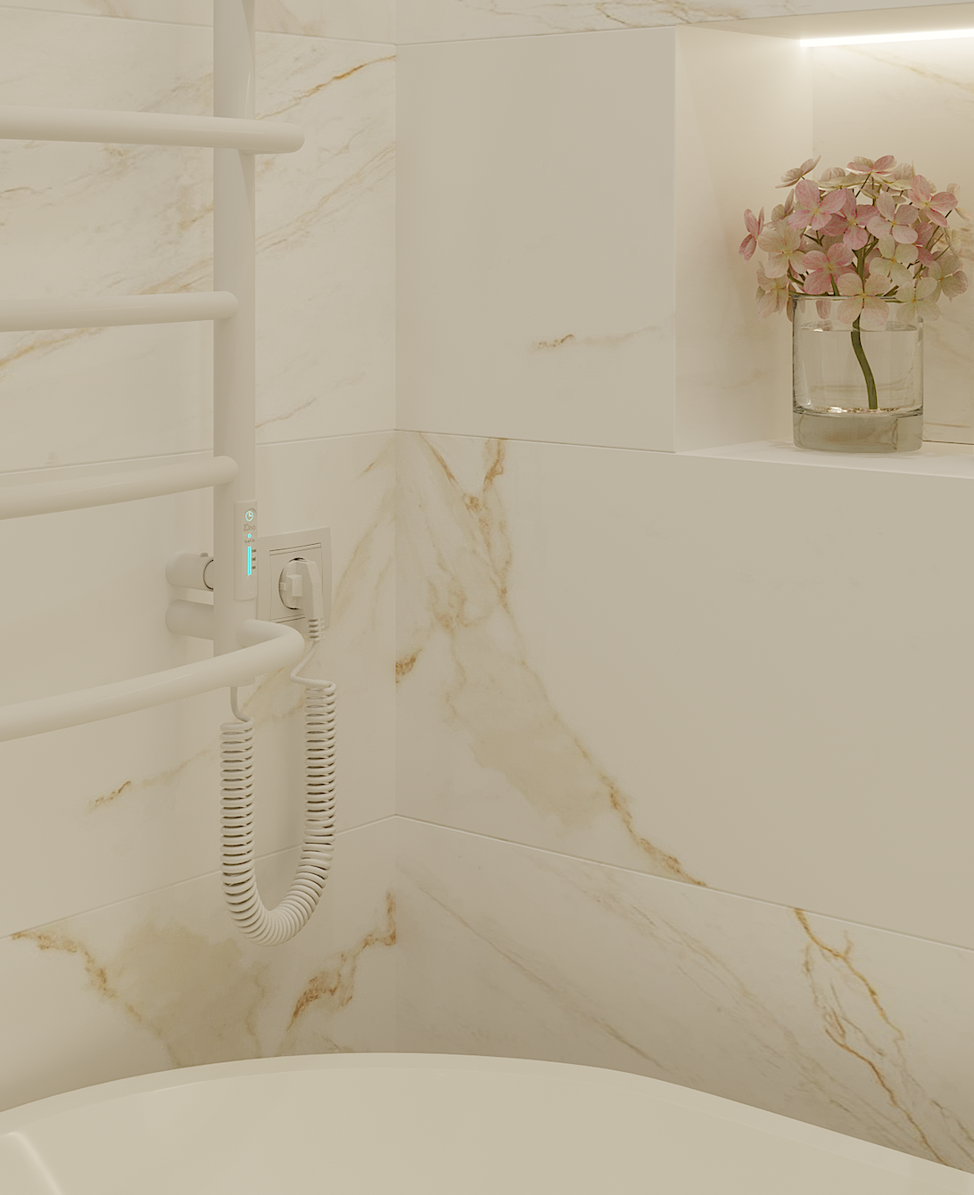 Cascade with Shelf 9 Blanco