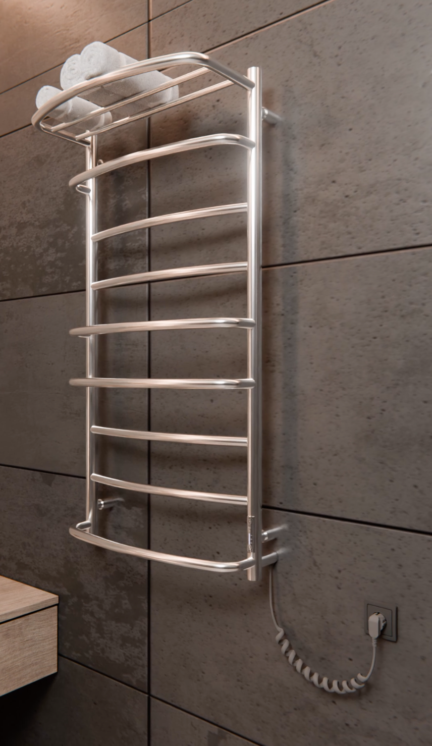 Cascade with Shelf 9 Cromo