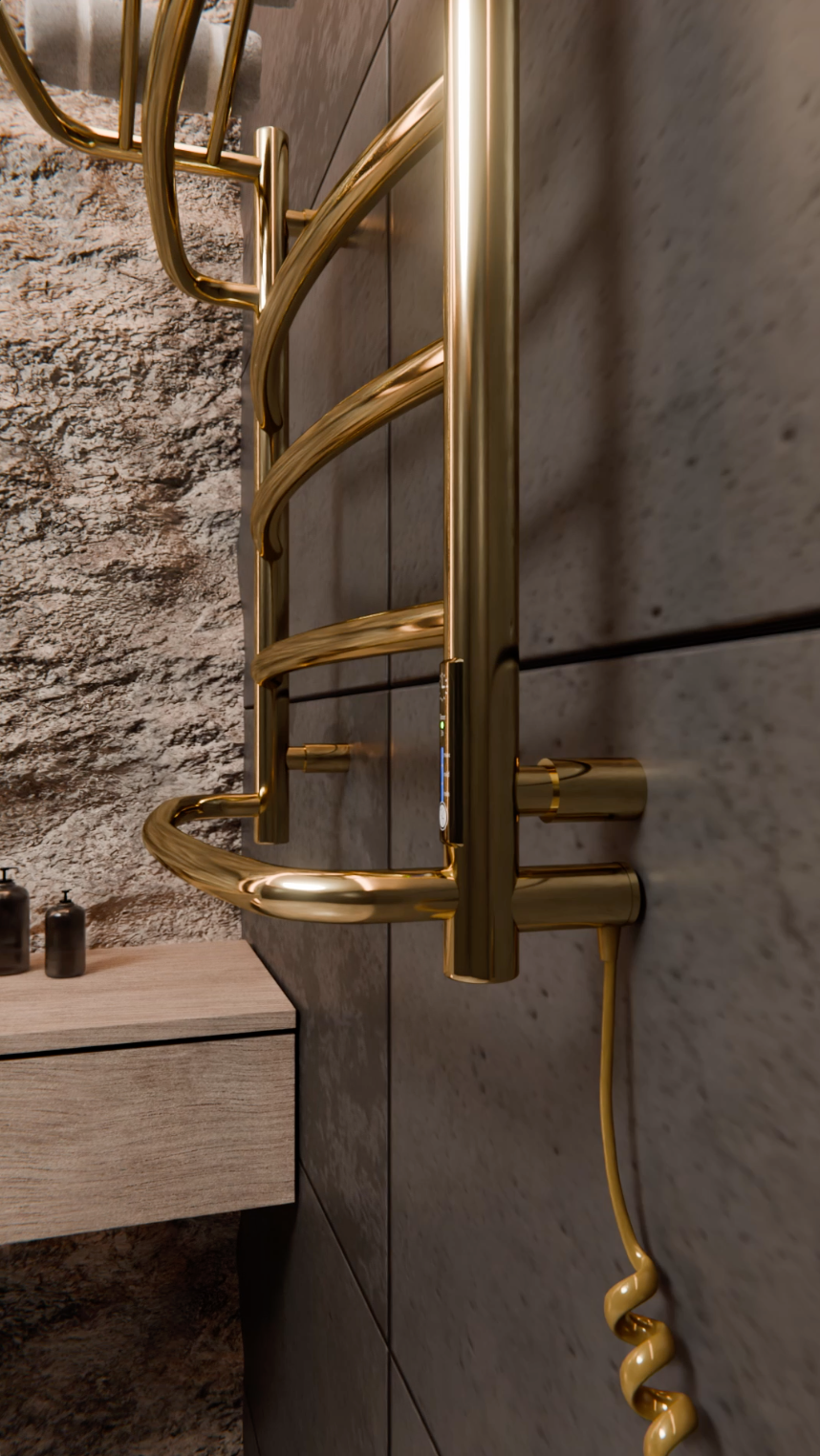 Cascade with Shelf 6 Oro