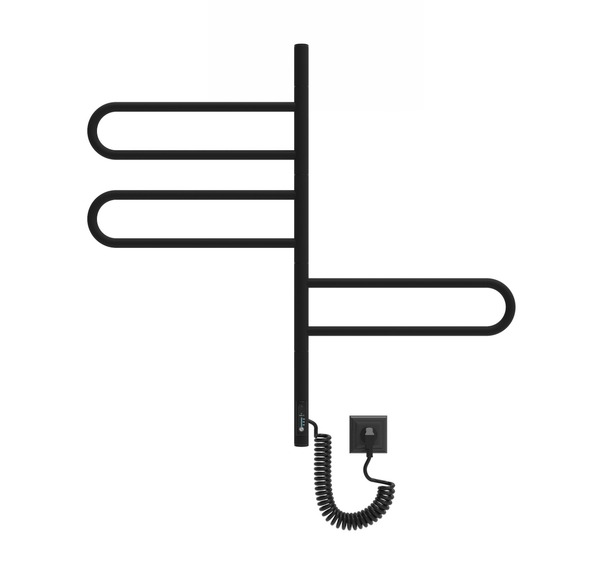 Toallero Eléctrico Fluger 3 Negro 90W