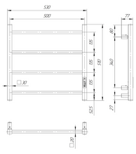 Cargar imagen en el visor de la Galería, Toallero Eléctrico Atria 4 Blanco 45W
 фото 11